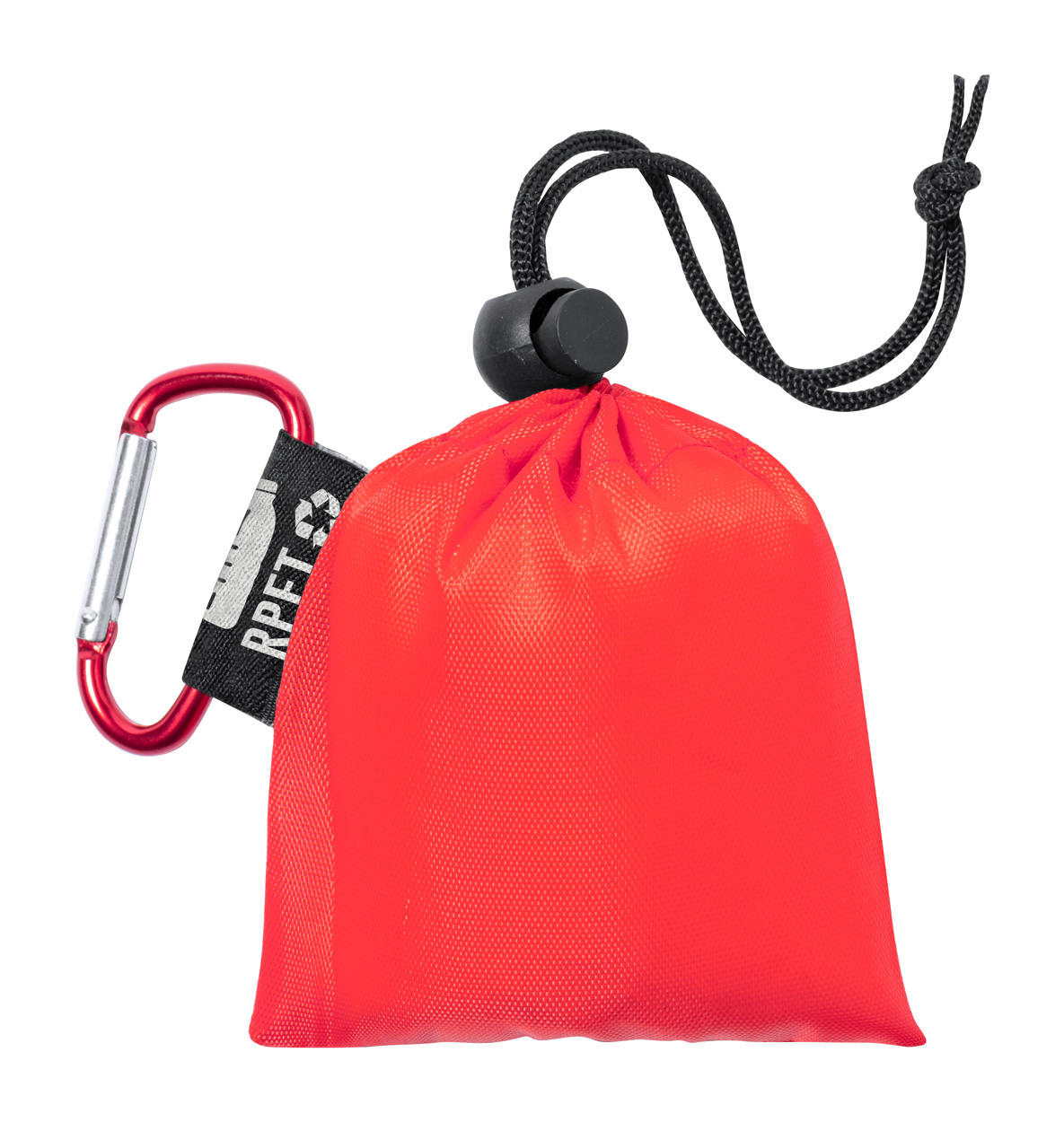 Ponczo P115930D czerwony