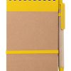 Notatnik P110503D żółty / naturalny