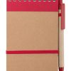 Notatnik P110503D czerwony / naturalny