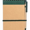 Notatnik P110503D zielony / naturalny