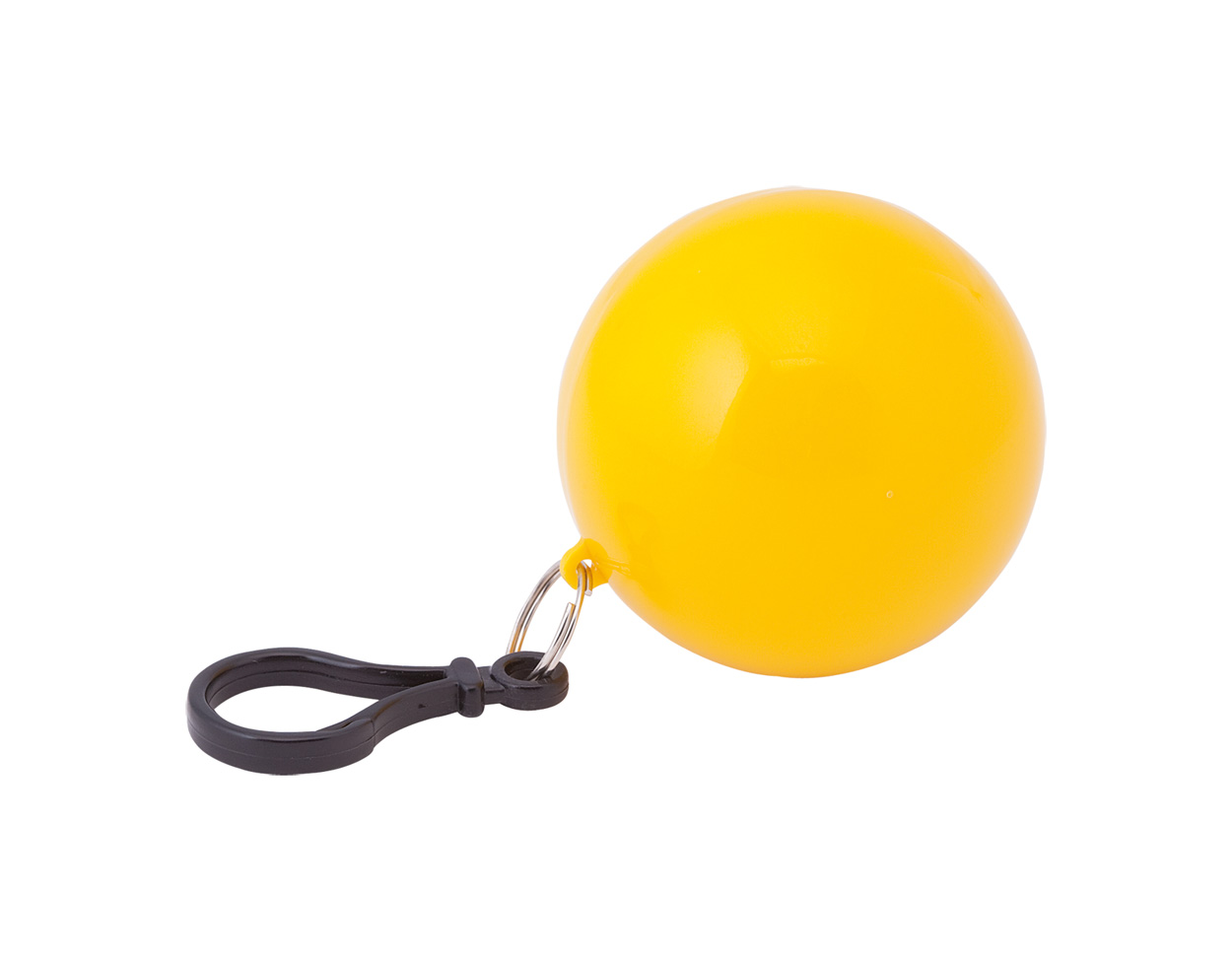 Ponczo w breloku P112307D żółty