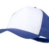 Czapka z daszkiem P110701D niebieski / biały