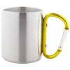 Kubek ze stali nierdzewnej P110856D żółty / srebrny