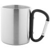 Kubek ze stali nierdzewnej P110856D czarny / srebrny