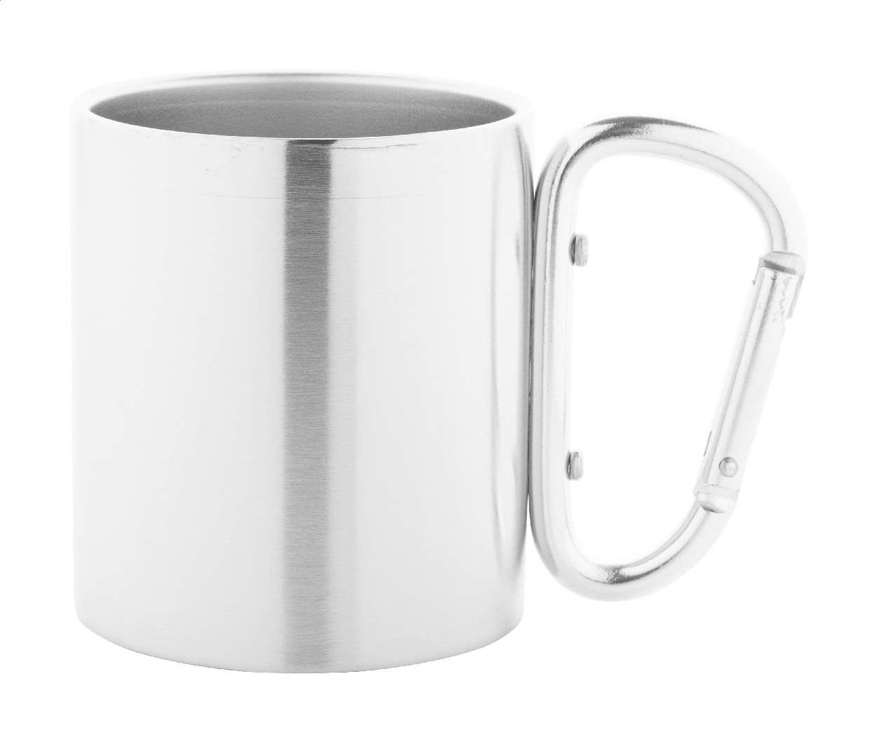 Kubek ze stali nierdzewnej P110856D srebrny