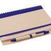 Notes P111378D niebieski / naturalny
