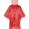 Poncho P111450D czerwony