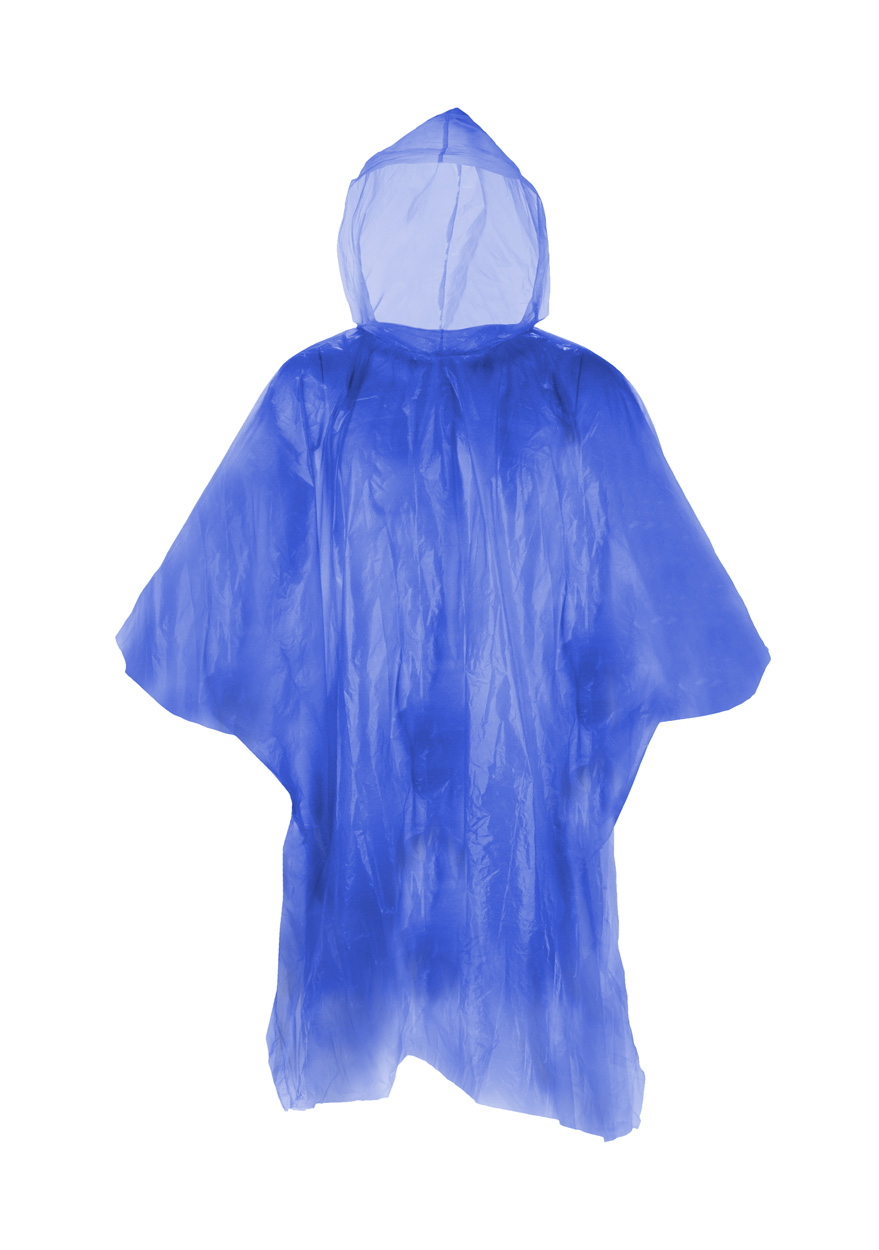 Poncho P111450D niebieski