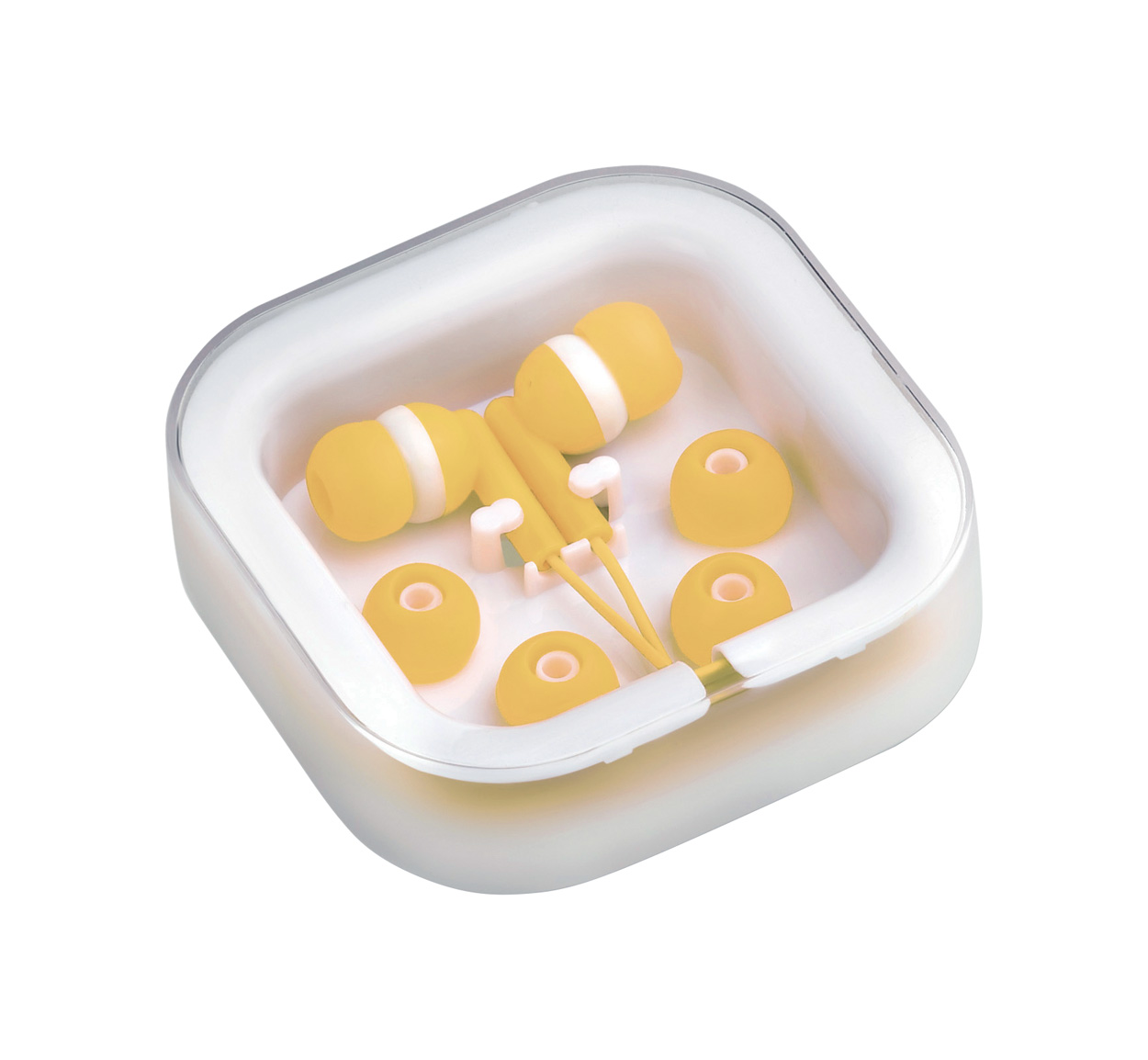 Słuchawki P119644D biały / żółty