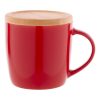 Kubek P116518D czerwony / biały