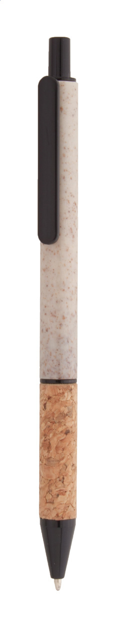 Długopis P116309D czarny / naturalny