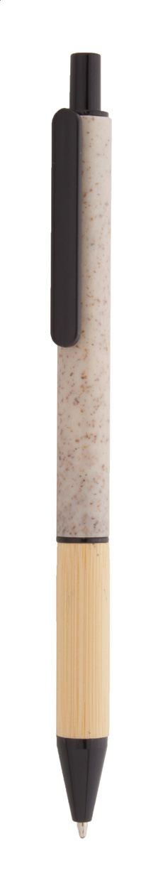 Długopis P116315D czarny / naturalny