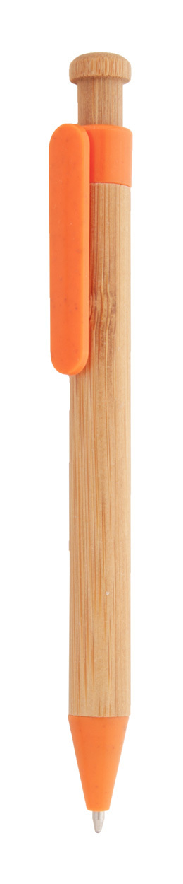 Długopis P116398D pomarańcz / naturalny