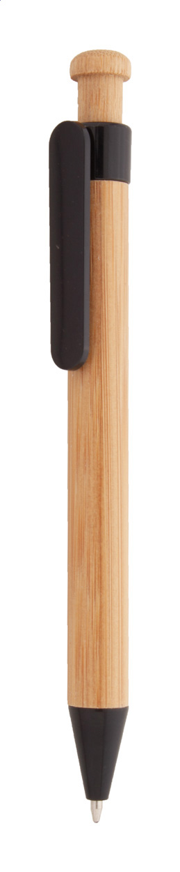Długopis P116398D czarny / naturalny