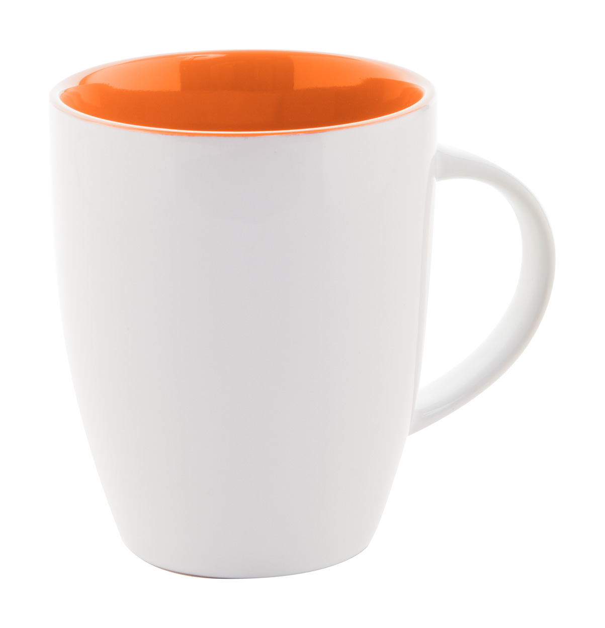 Kubek P117826D pomarańcz / biały