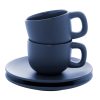 Zestaw filiżanek do espresso P118134D ciemnoniebieski