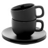 Zestaw filiżanek do cappuccino P118139D czarny