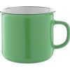 Kubek vintage P112965D zielony / biały
