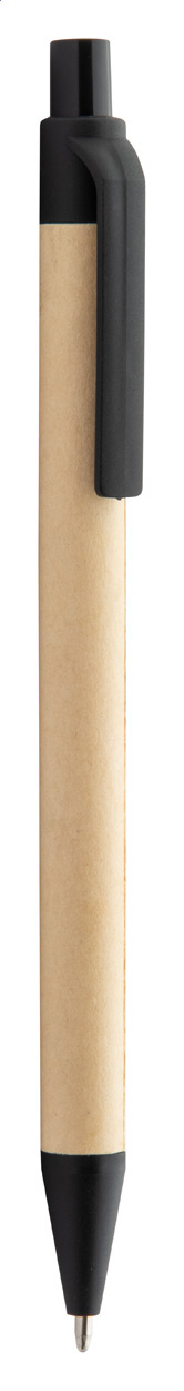 Długopis P114218D czarny / naturalny