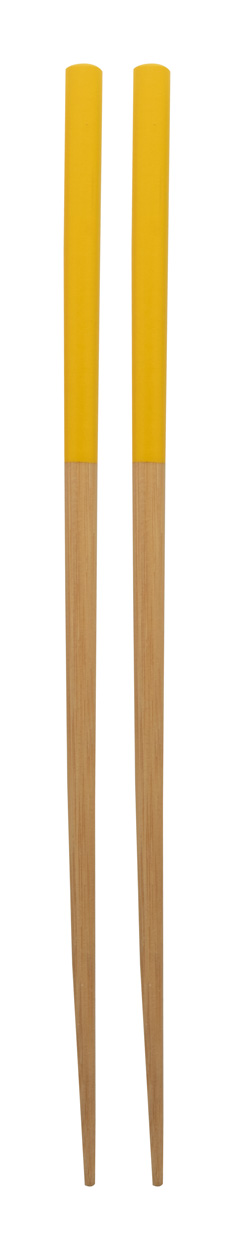 Pałeczki bambusowe P114491D żółty / naturalny