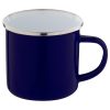 Kubek emaliowany P117814D ciemnoniebieski / biały Kubek emaliowany P117814D ciemnoniebieski / biały