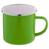 Kubek emaliowany P117814D zielony / biały Kubek emaliowany P117814D zielony / biały