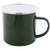 Kubek emaliowany P117814D ciemnozielony / biały Kubek emaliowany P117814D ciemnozielony / biały
