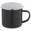Kubek emaliowany P117814D czarny / biały Kubek emaliowany P117814D czarny / biały