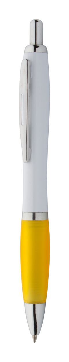 Długopis RABS P119372D żółty / biały
