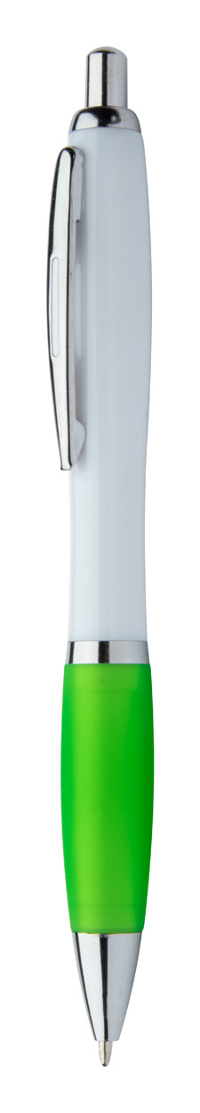 Długopis RABS P119372D limonkowy / biały