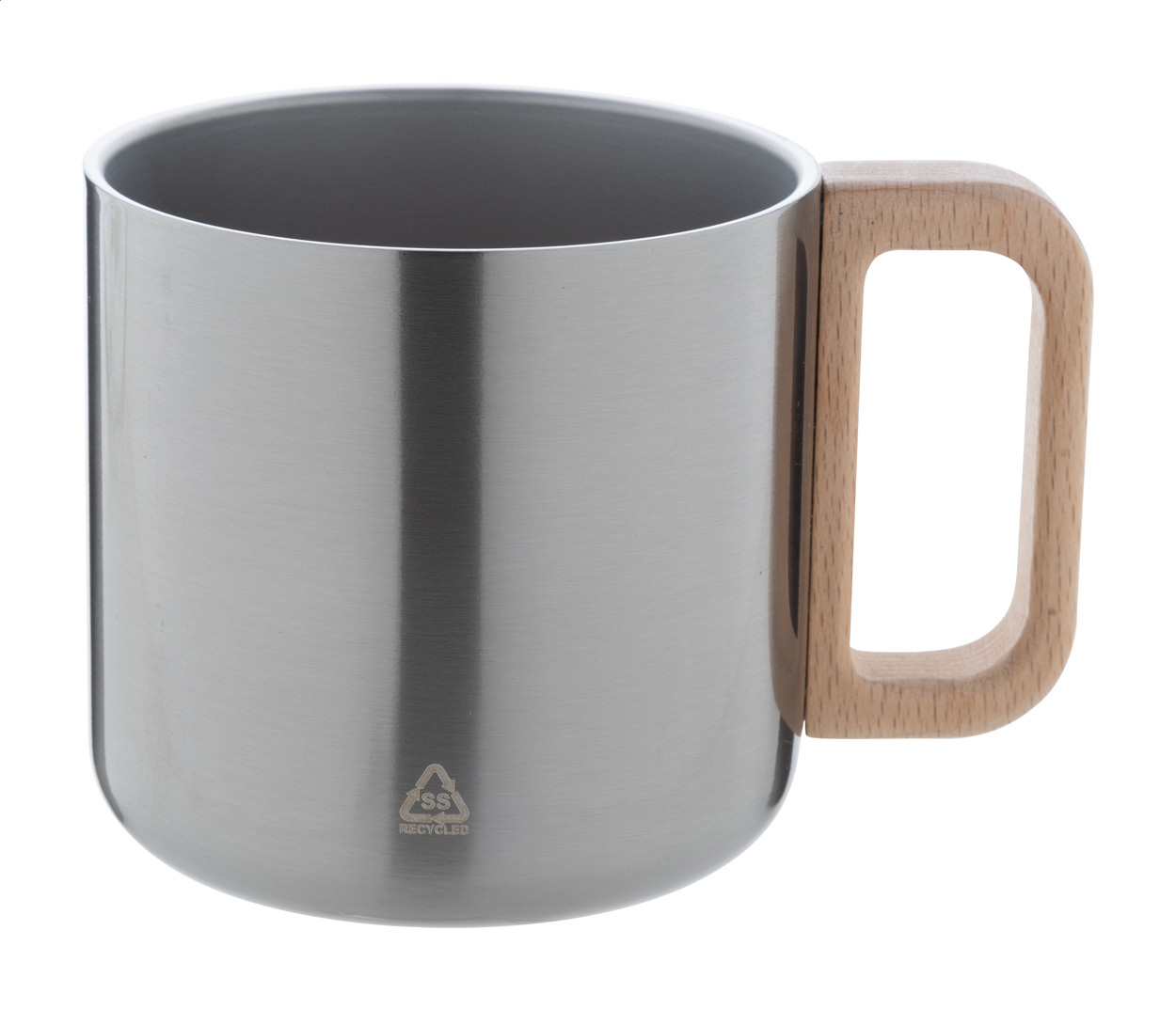 Kubek termiczny P118859D srebrny