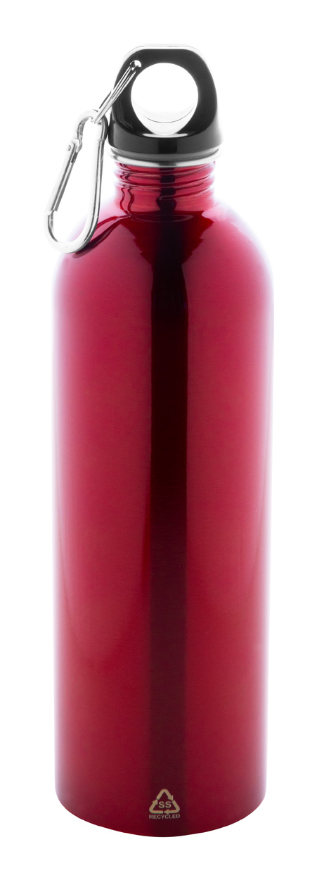 Butelka z ze stali nierdzewnej z recyklingu P118649D AN-AP808229-W