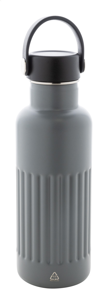 Butelka izolowana P119318D ciemnoszary
