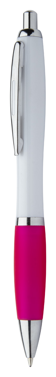 Długopis P112355D fuksji / biały