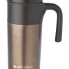 Kubek termiczny P112251D mosiężny / czarny