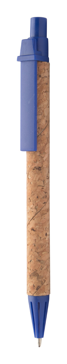 Długopis P112827D niebieski / naturalny