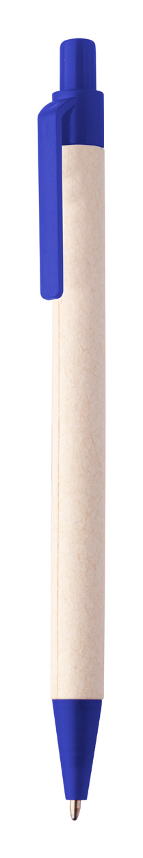 Długopis z kartonów po mleku P118432D niebieski / naturalny