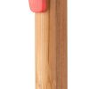 Długopis bambusowy P113463D czerwony / naturalny