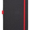 Notes P113485D czerwony / ciemnoszary