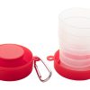 Składany kubek P117302D czerwony Składany kubek P117302D czerwony