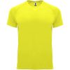 Bahrain sportowa koszulka dziecięca z krótkim rękawem P077780C fluor yellow
