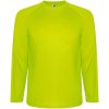 Dziecięca koszulka sportowa Montecarlo z długim rękawem P099834C fluor yellow