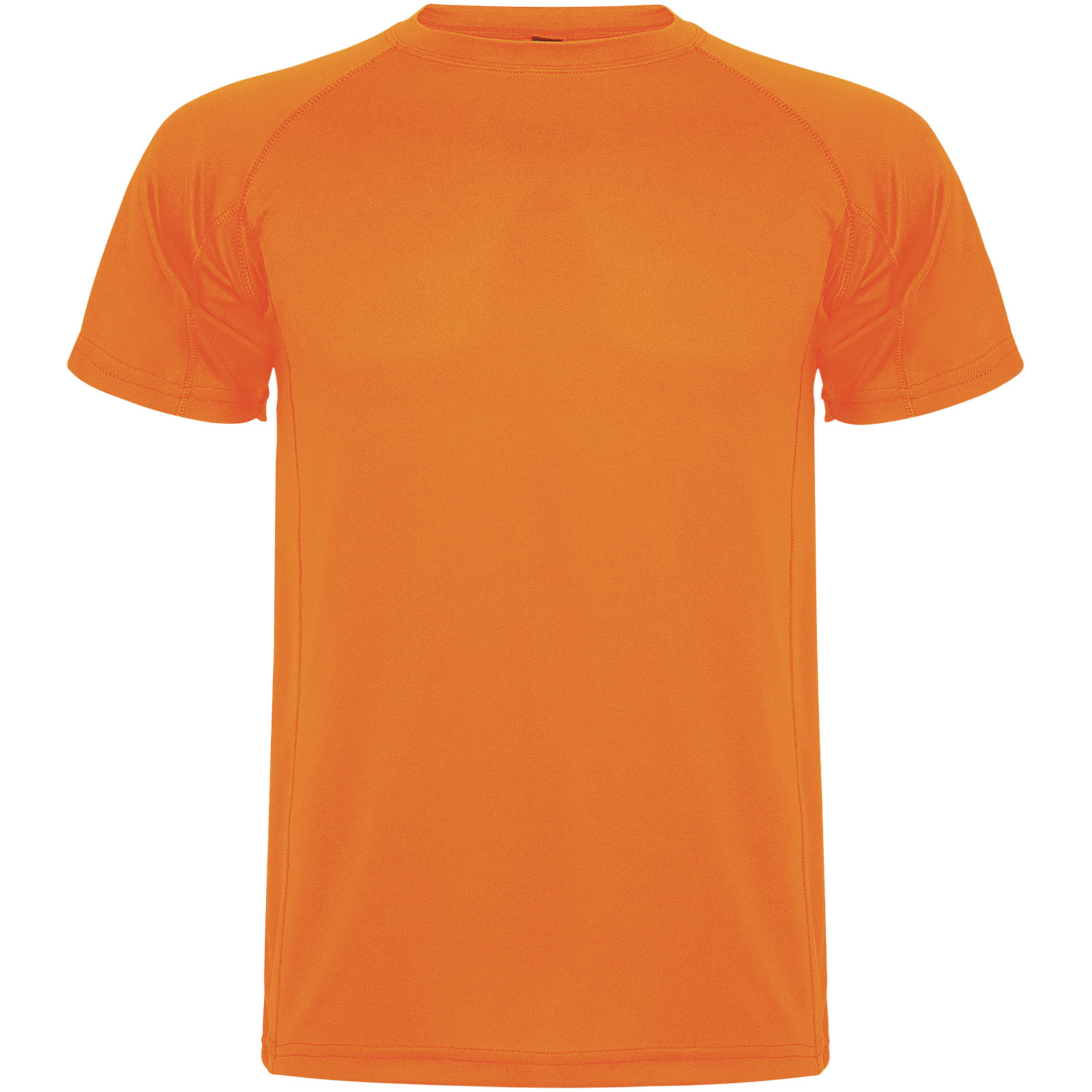 Montecarlo sportowa koszulka dziecięca z krótkim rękawem P080034C fluor orange