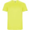 Imola sportowa koszulka dziecięca z krótkim rękawem P079619C fluor yellow