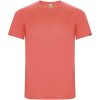 Imola sportowa koszulka dziecięca z krótkim rękawem P079619C fluor coral