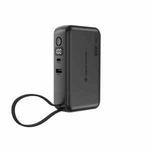 Ładowarka 2 w 1, power bank do laptopa 10000 mAh, 65W Eureka P104896X AX-P301.9901