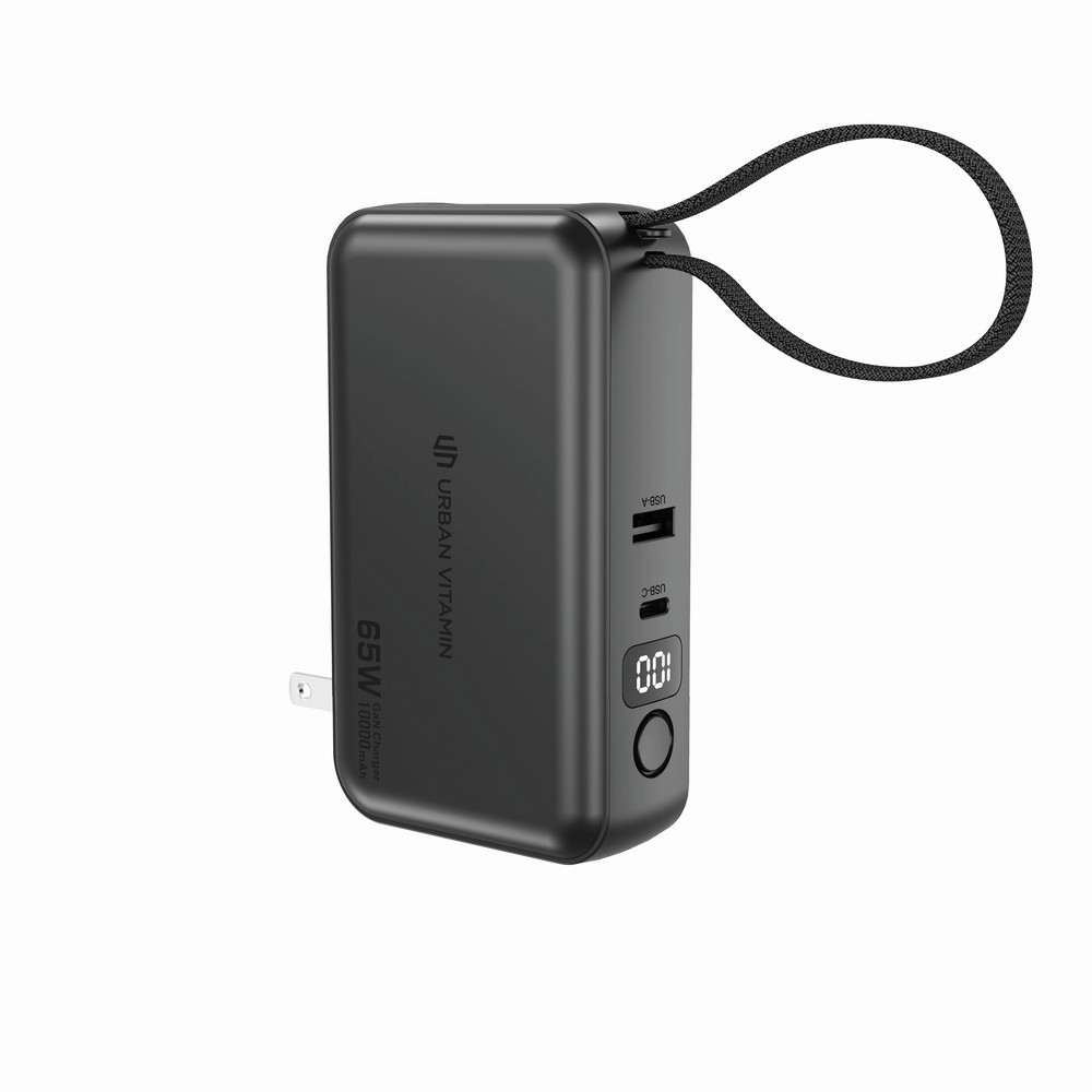 Ładowarka 2 w 1, power bank do laptopa 10000 mAh, 65W Eureka P104896X