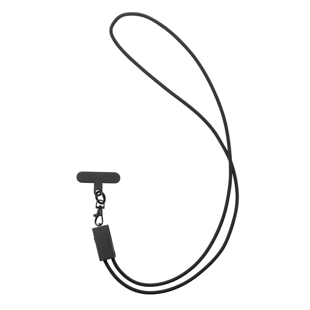 Kabel do ładowania 2 w 1, smycz na telefon Terra P104897X AX-P302.5402