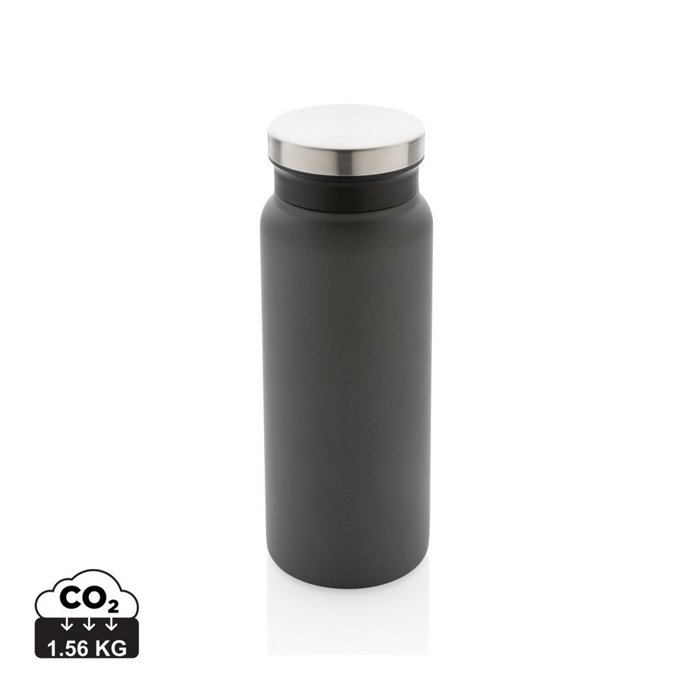 Butelka termiczna 600 ml, stal nierdzewna z recyklingu P043533X anthracite