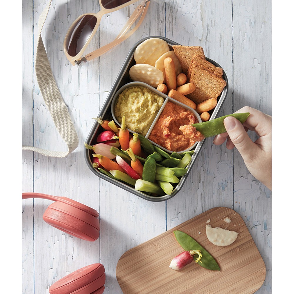 Duże pudełko śniadaniowe ze stali nierdzewnej Black+Blum P104192X